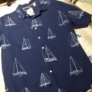 Pusser's West Indies Sail Boat Shirt.